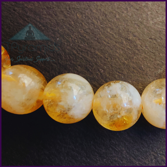 Citrine Bracelet – Handcrafted Elegance for Abundance & Positive Vibrations