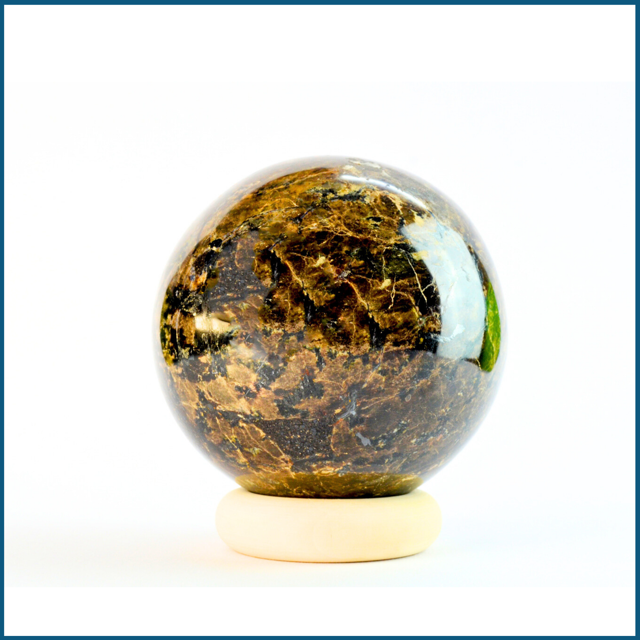 Harness the Power of Protection: Black Tourmaline Crystal Sphere (Large Size)