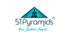 4inch Base - Wish | Cash MDF Wooden Pyramid Box with Egyptian Stickers | 51Pyramids