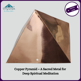 Copper Pyramid Head cap for Meditation