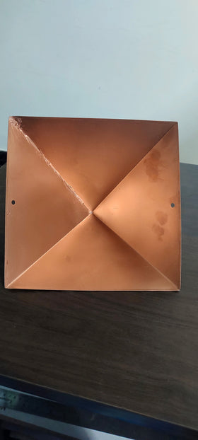 Copper Pyramid Head cap for Meditation - 0