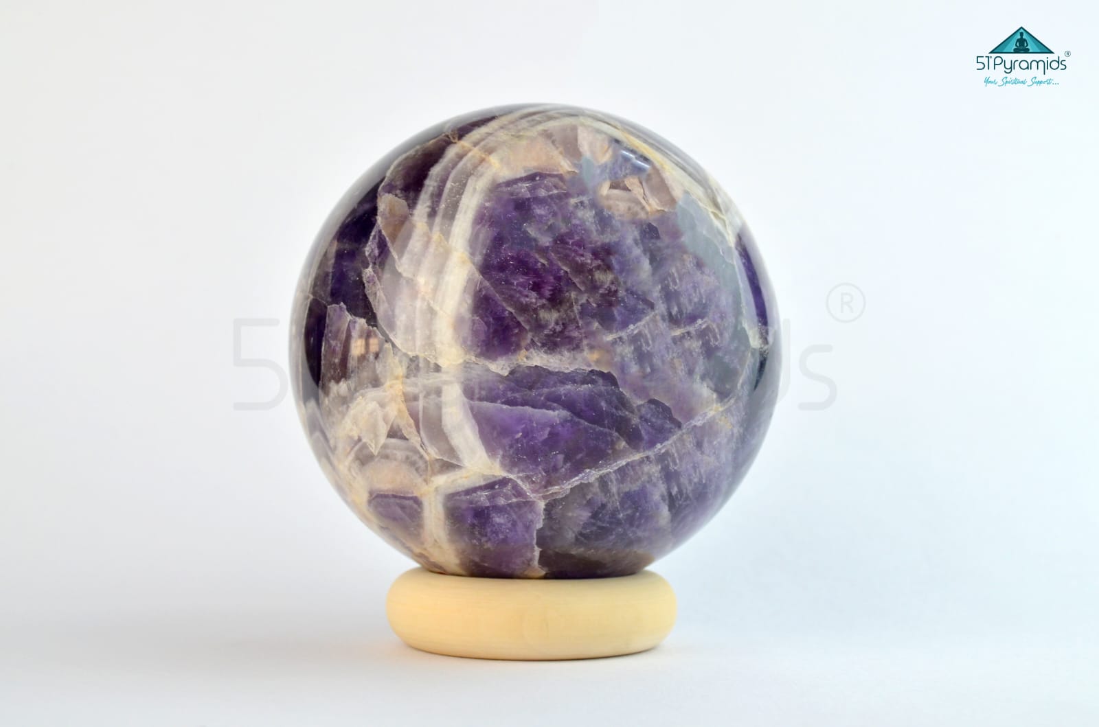Amplify Your Meditation with a Portable Amethyst Crystal Sphere