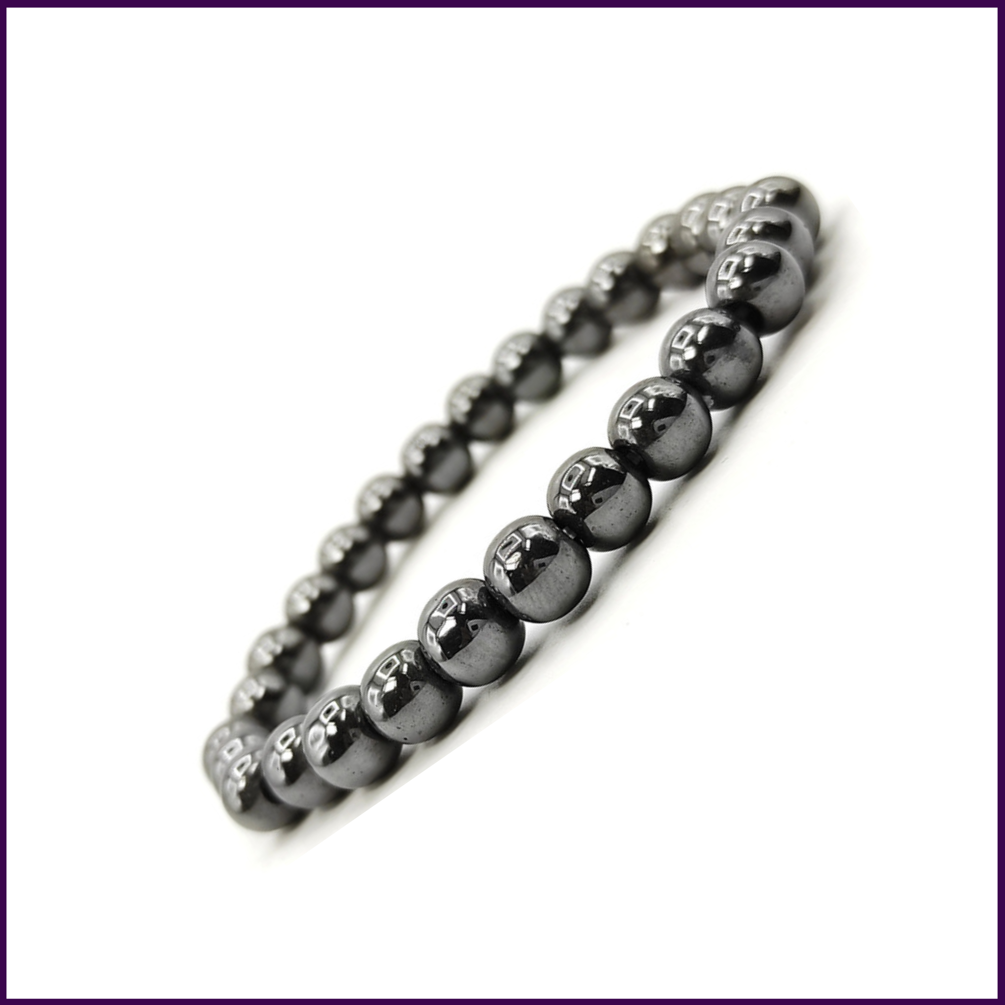 Hematite Bracelet Crystal Stimulates Confidence, Concentration and Focus for students - 51pyramids