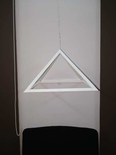 Light Weight Pyramid(Hanging) for Regular Meditation(plastic) - 1FT x 1FT - 51pyramids