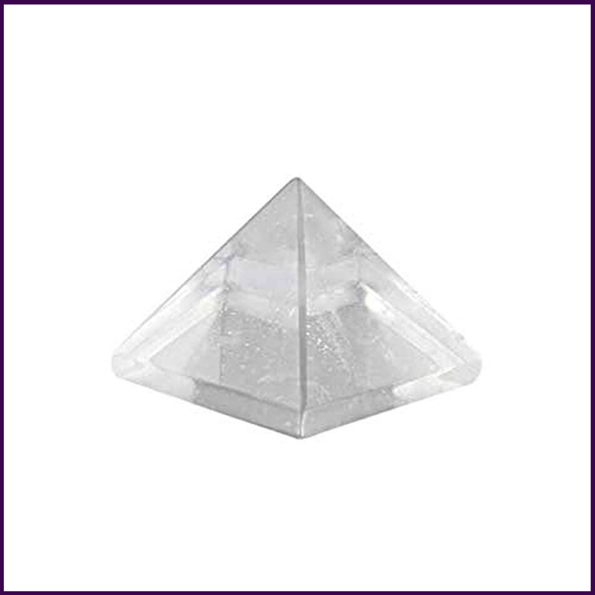 Pyramid Inch Stone Unlocking Children's Learning Potential with Clear Quartz Pyramid(2inc ...