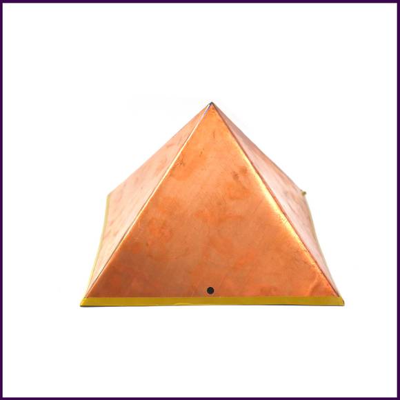Copper Pyramid Head Cap for Meditation - 51pyramids