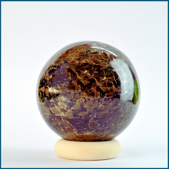 Harness the Power of Protection: Black Tourmaline Crystal Sphere (Large Size)