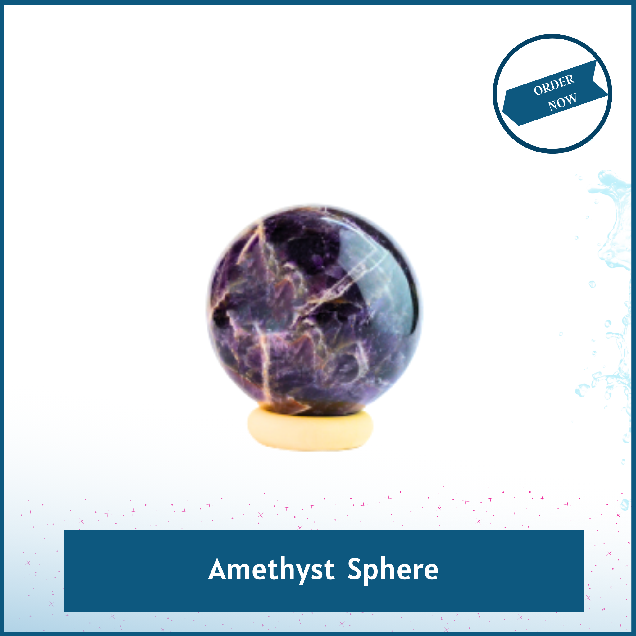 Amplify Your Meditation with a Portable Amethyst Crystal Sphere