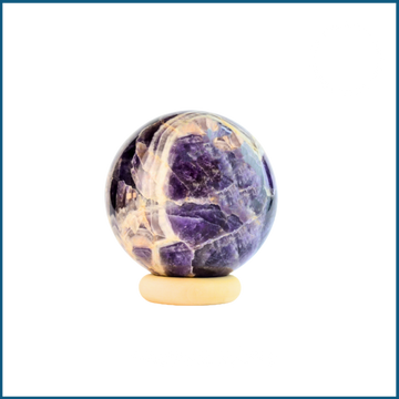 Amplify Your Meditation with a Portable Amethyst Crystal Sphere - 0