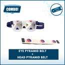 HealingCombo 1 - Eye Pyramid Multi Energy Eye Care + Head Belt With Copper Pyramid for Natural Eye & Head Healing & Relaxation-1