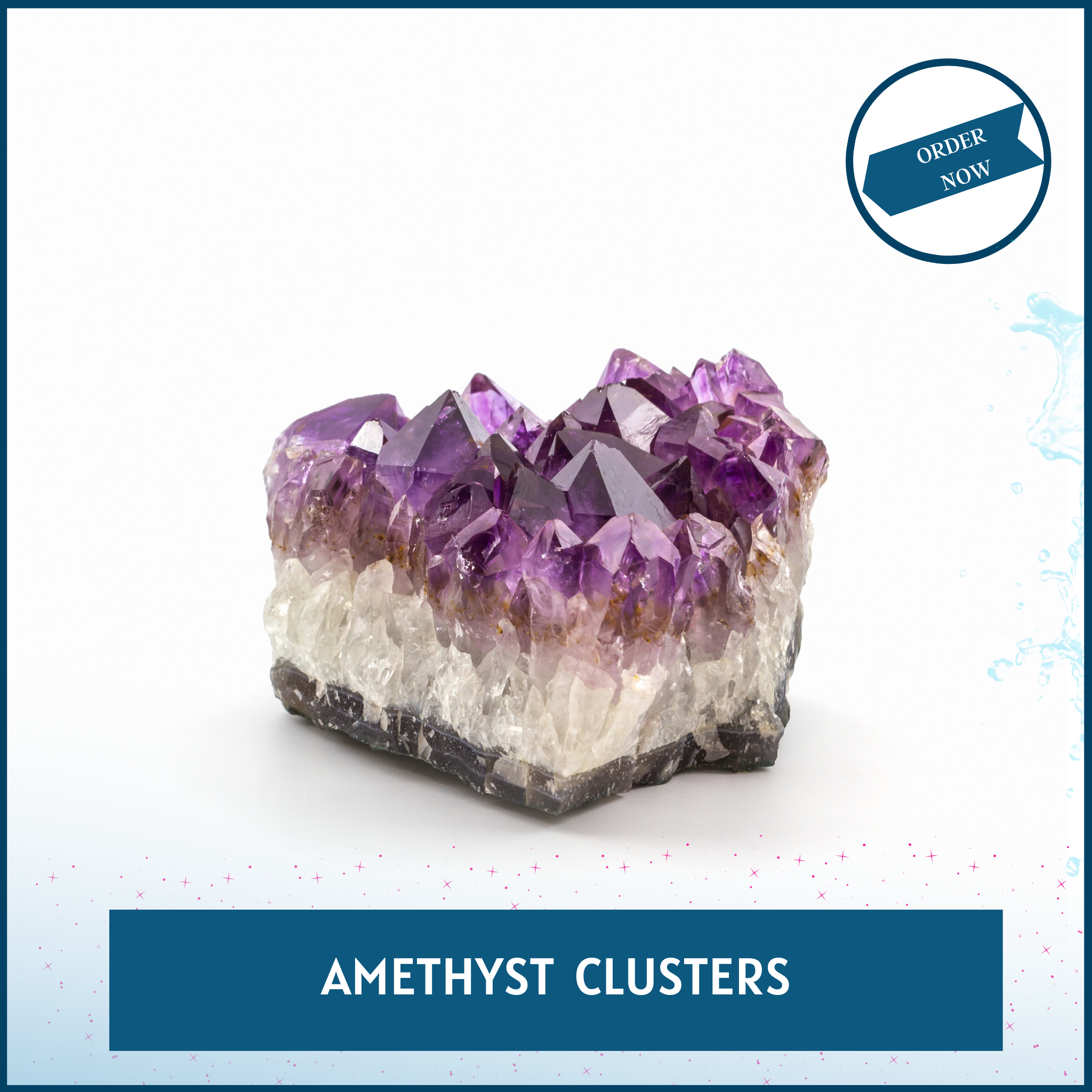Enhance Your Space with Stunning Amethyst Clusters - Natural Healing Crystals for Positive Energy and Décor-1
