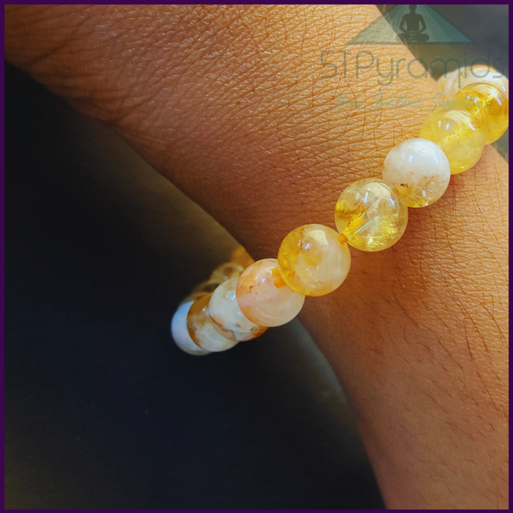 Citrine Bracelet – Handcrafted Elegance for Abundance & Positive Vibrations