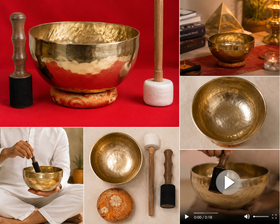 Premium Tibetan Singing Bowl for Meditation & Healing – Handcrafted