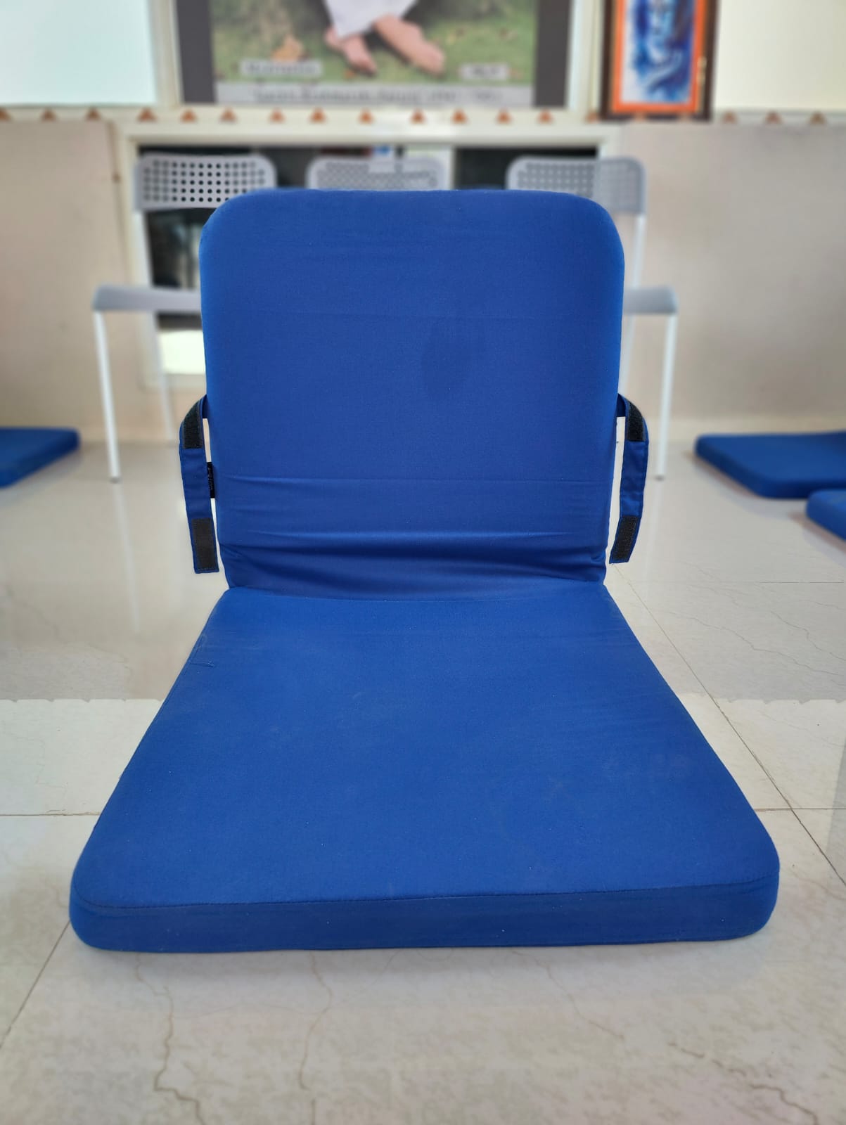 Meditation Chair with Solid Cushion & Back Support For Long Hours Meditation