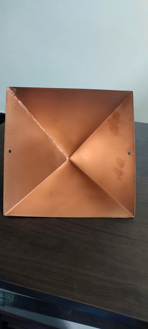 Copper Pyramid Head cap for Meditation