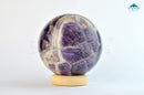 Amplify Your Meditation with a Portable Amethyst Crystal Sphere-3