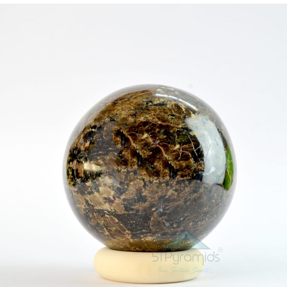 Harness the Power of Protection: Black Tourmaline Crystal Sphere (Large Size)