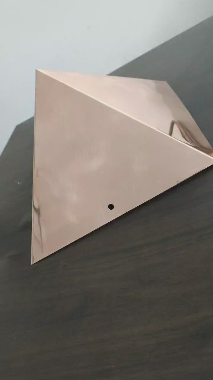 Copper Pyramid Head Cap for Meditation set of 2-4