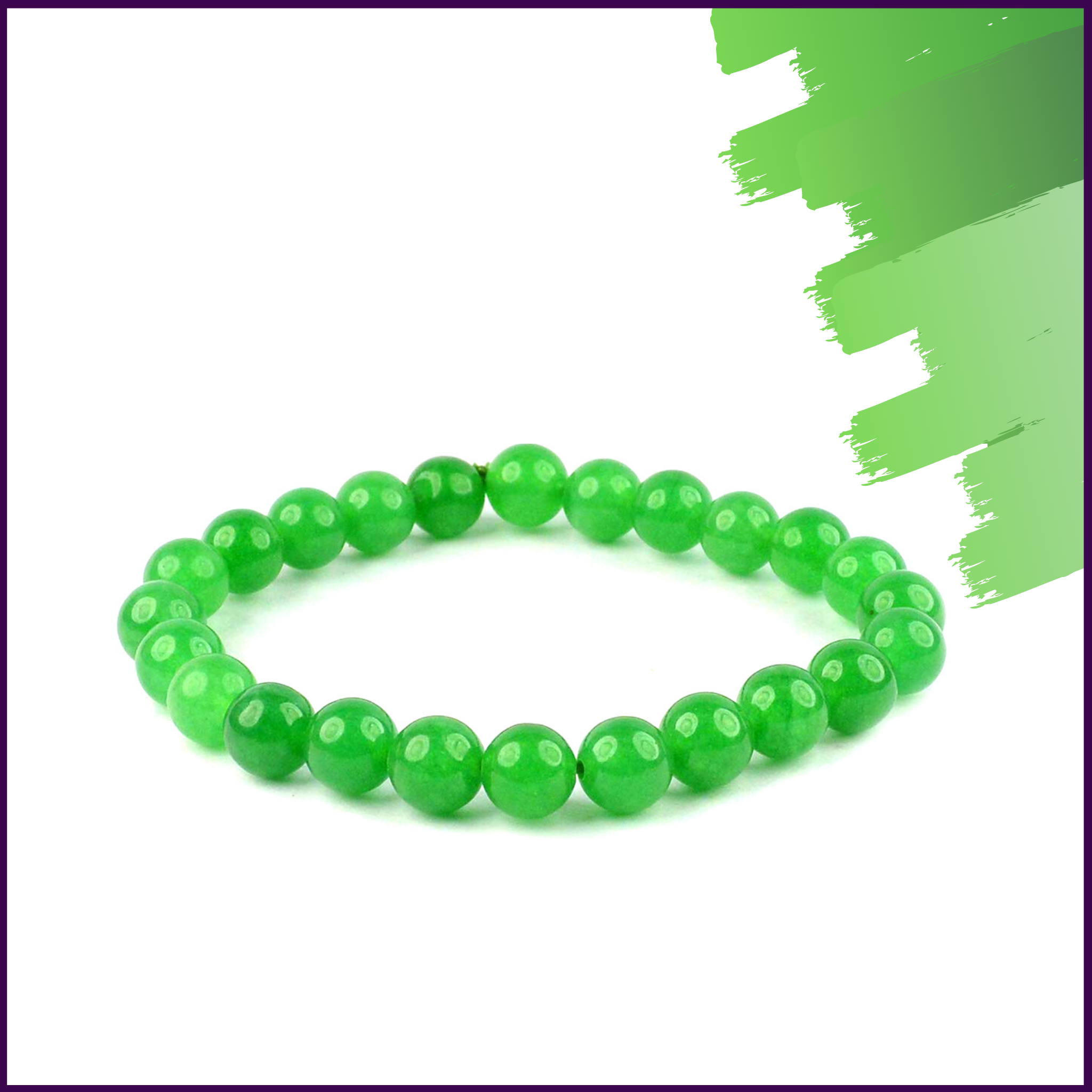 Emerald Bracelet Crystal For Enhancing Clairvoyance & Psychic Abilities - 51pyramids