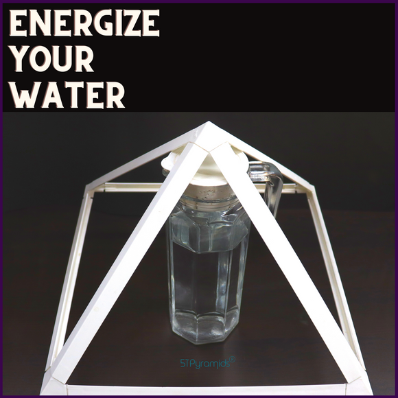 1FT(Base) Open Frame Pyramid For Meditation & For Energising Food & Beverages - 51pyramids