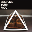1FT(Base) Open Frame Pyramid For Meditation & For Energising Food & Beverages - 51pyramids