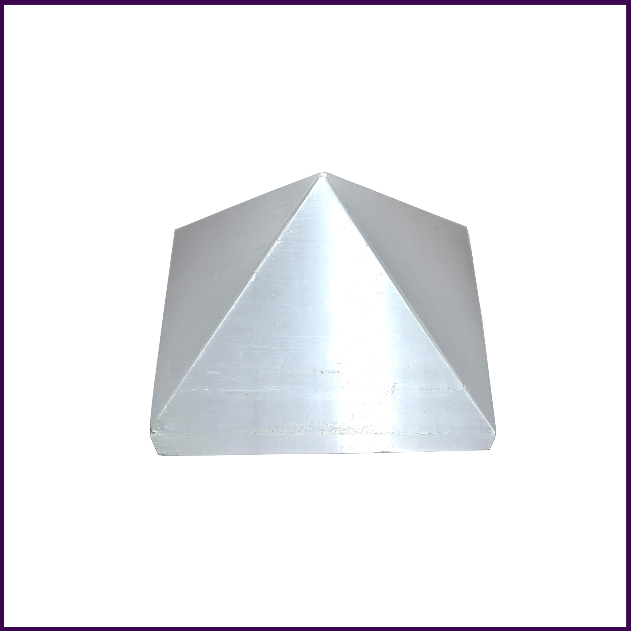Selenite Pyramid Stone(2inch) for Students For Scoring Good Marks In Exams - 51pyramids
