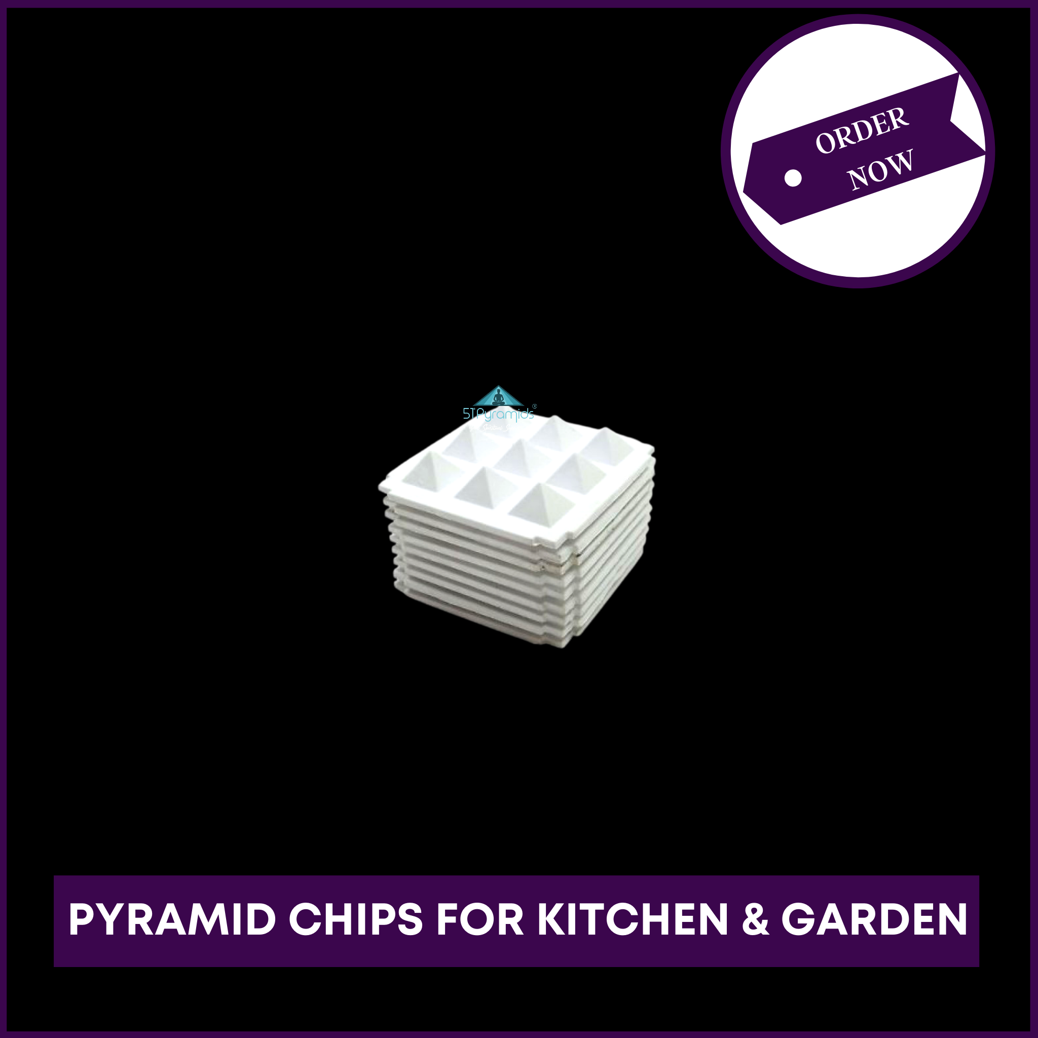 Pyramid Chips For Daily Kitchen & Garden Use - (Set of 27) - 51pyramids
