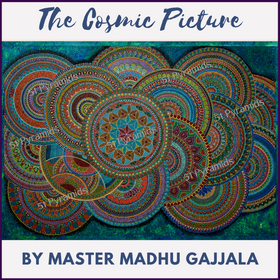 The Cosmic Picture by Madhu Gajjala | Mandala Wall Painting | Canvas - 51pyramids