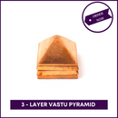 100% Pure Copper 3 Layer Pyramid | (1.5in x1.5in size) - 51pyramids