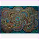 The Cosmic Picture by Madhu Gajjala | Mandala Wall Painting | Canvas - 51pyramids