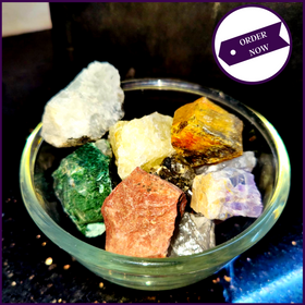 11 Raw Stone Crystals Connecting 11 Dimensions For Cleansing Your Home/Work Space - 51pyramids