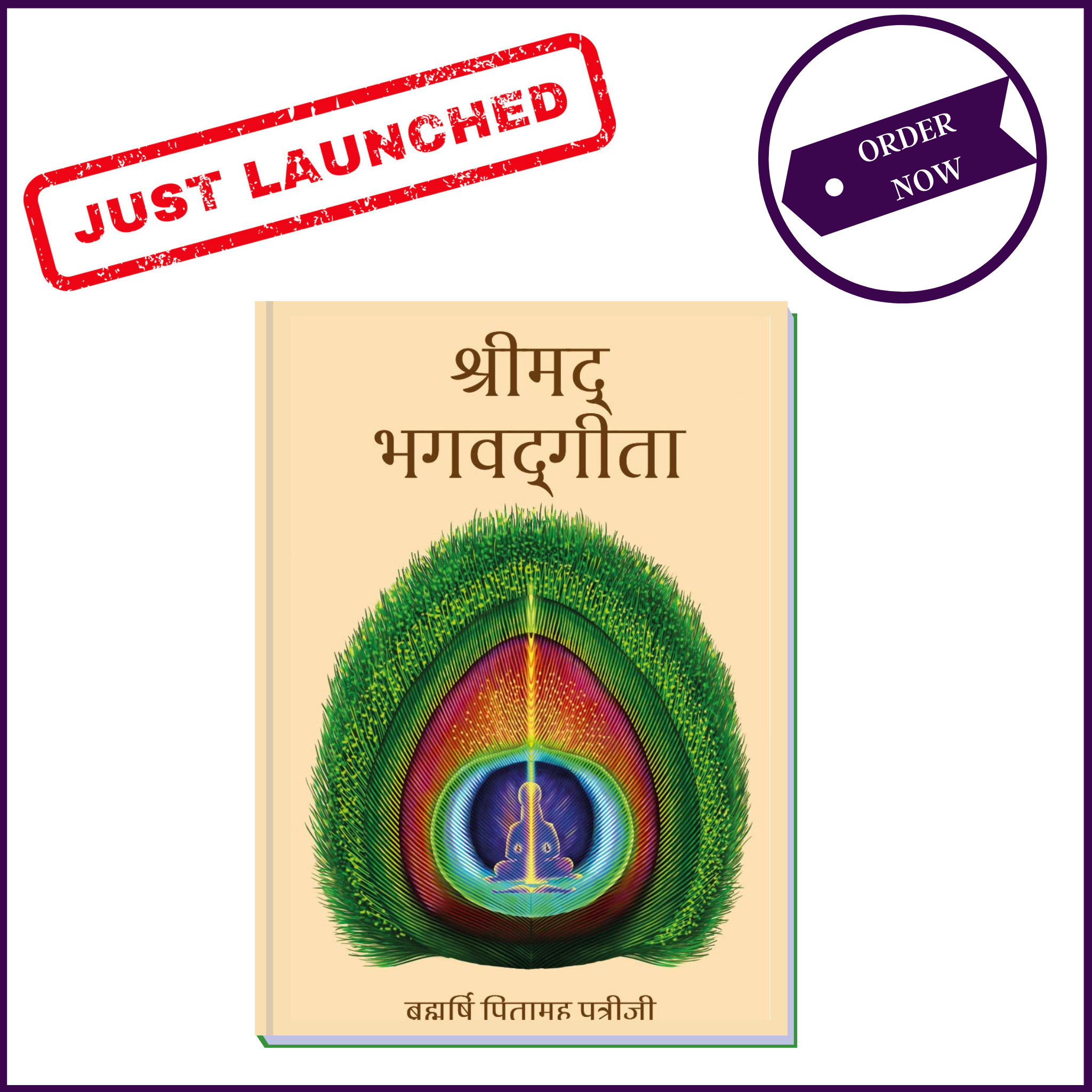 Shreemad Bhagwad Geeta (Hindi Language) | By Brahmarshi Pitamaha Dr.Patriji - 51pyramids