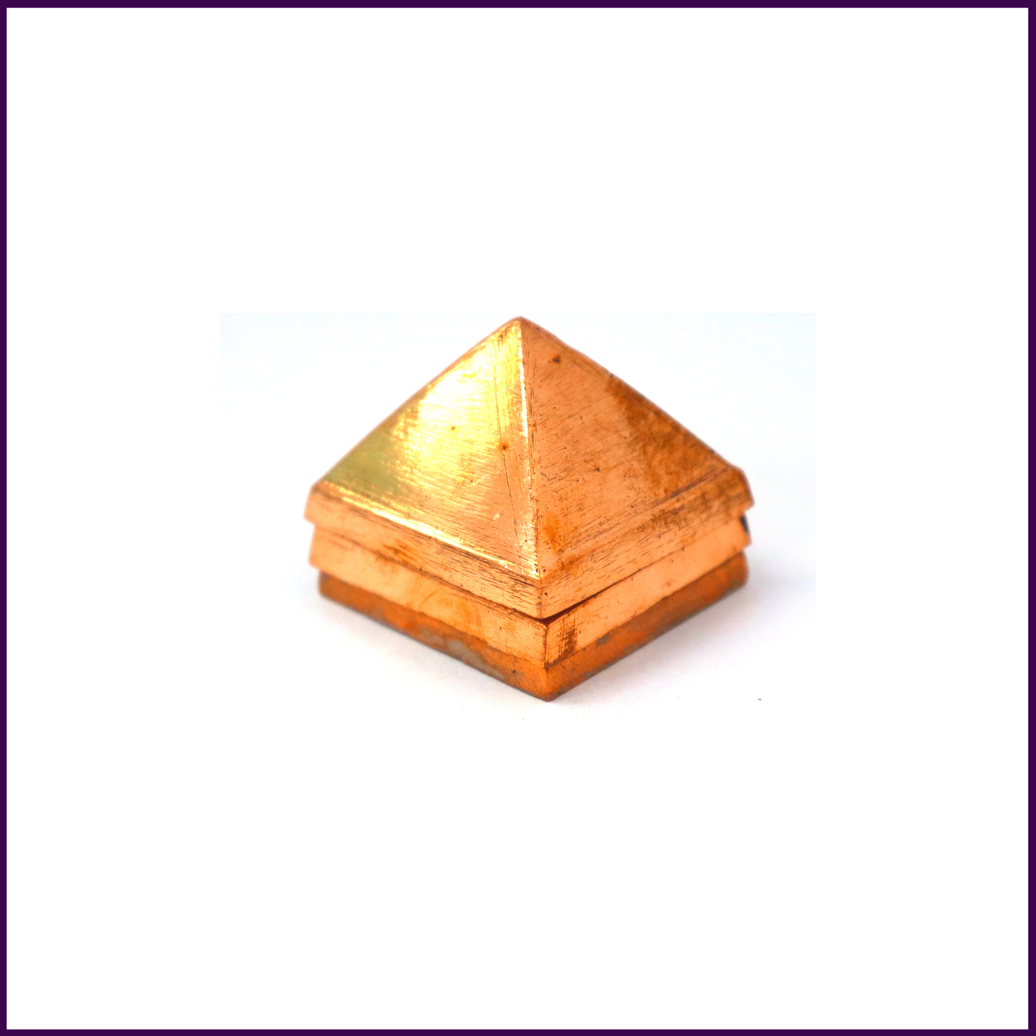 100% Pure Copper 3 Layer Pyramid | (1.5in x1.5in size) - 51pyramids