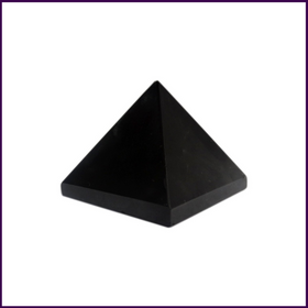 Black Agate Pyramid Stone(2inch) for Protection Against Black Magic & Evil Spirits & Removes Negativity from Your Aura - 51pyramids