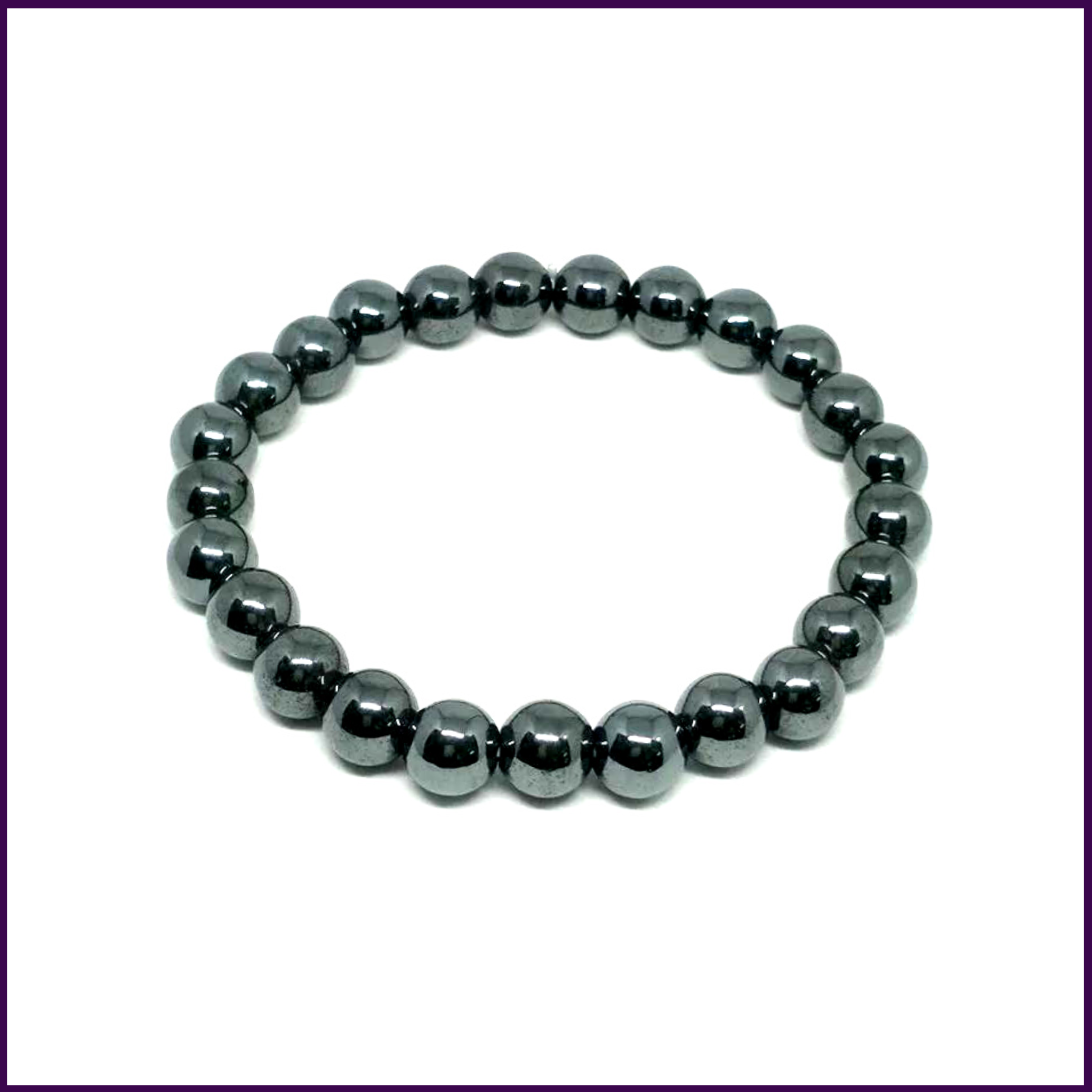 Hematite Bracelet Crystal Stimulates Confidence, Concentration and Focus for students - 51pyramids