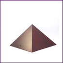 Set of 4 - 6inch MDF Wood Pyramid Cap (Rose-wood color painted) - For Four Corners of Your Home/Roo, - 51pyramids