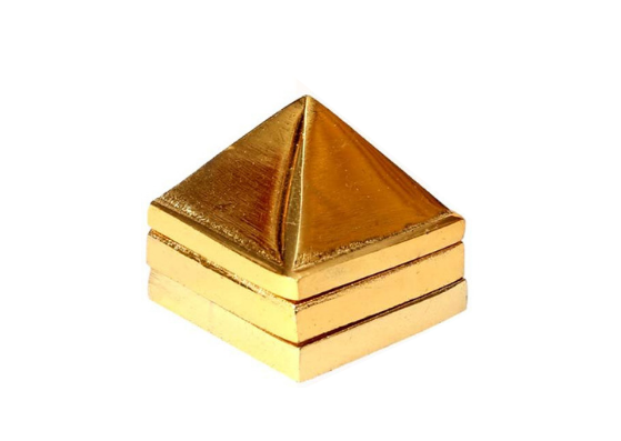 Classic Combo III - Set of 5 Pyramid Caps+ 2 Orgonite Pyramid with 7 Chakra Crystals + 1 Pure Copper Three Layer Vastu Pyramid - 51pyramids