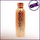 950ml Copper Hammered Bottle (100% Pure) Ayurvedic Benefits Seamless - 51pyramids