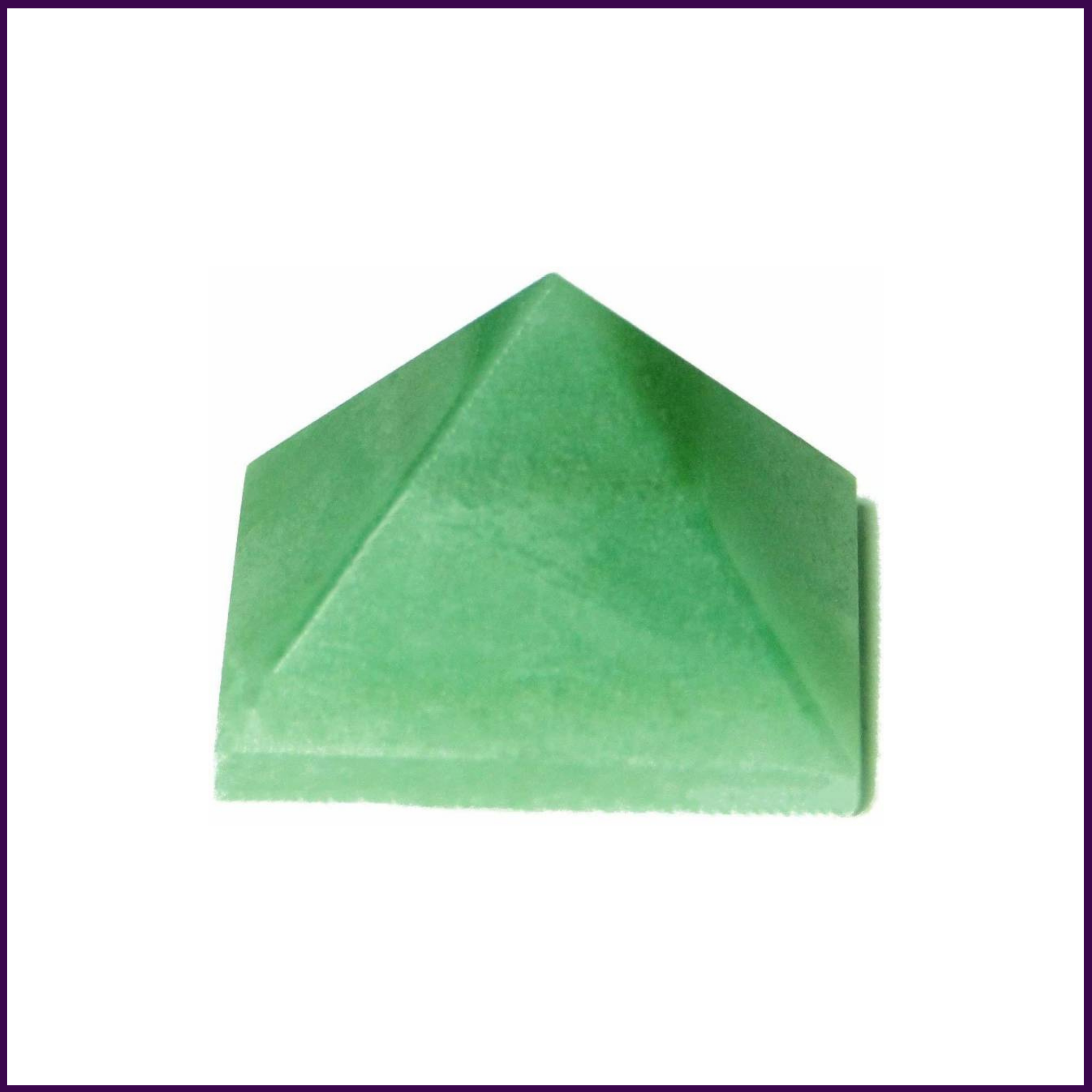 Green Aventurine Pyramid Stone(2inch) for developing let go attitude - 51pyramids