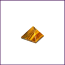 Tiger Eye Crystal Pyramid (Portable - 10mm) For Activating Third Eye - 51pyramids