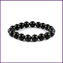 Natural Black Agate Crystal Bracelet For Students To Increase Focus, Courage & Success - 51pyramids