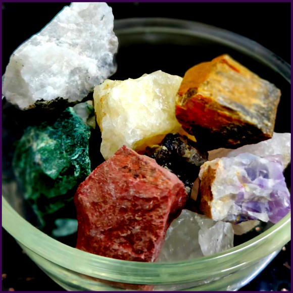 11 Raw Stone Crystals Connecting 11 Dimensions For Cleansing Your Home/Work Space - 51pyramids