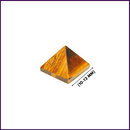 Tiger Eye Crystal Pyramid (Portable - 10mm) For Activating Third Eye - 51pyramids