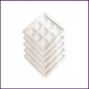 Pyramid Trays For Making Pyramid Ice-cubes (Small & Portable) - Set of 5 Trays - 51pyramids