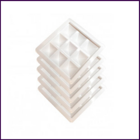 Pyramid Trays For Making Pyramid Ice-cubes (Small & Portable) - Set of 5 Trays - 51pyramids