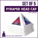 Pyramid Meditation Cap for Daily Meditation - Set of 5 - 51pyramids