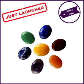 7 Chakra Natural Stones Set - 51pyramids