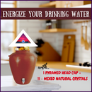 Transform Your Water with Energizing 11 Raw Mixed Natural Crystals & Pyramid Cap-5