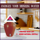 Transform Your Water with Energizing 11 Raw Mixed Natural Crystals & Pyramid Cap-6