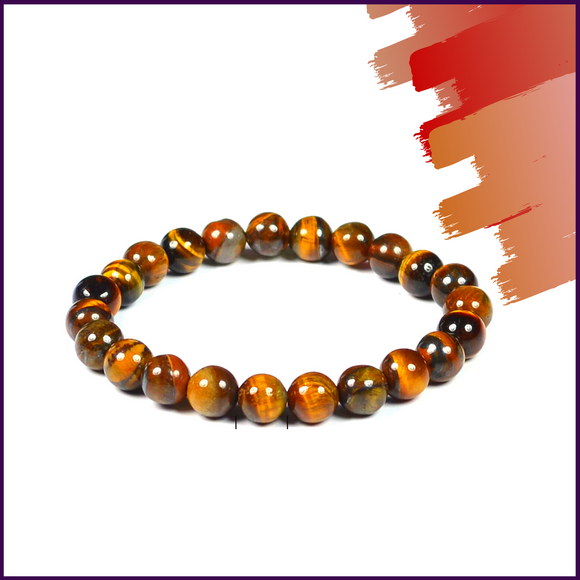 Tiger Eye Crystal Stone Bracelet For Third Eye Activation - 51pyramids